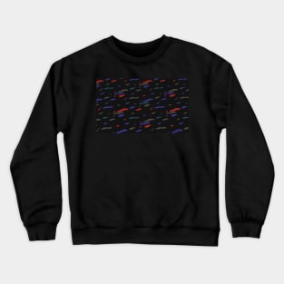 confetti 90s jdm seat pattern Crewneck Sweatshirt